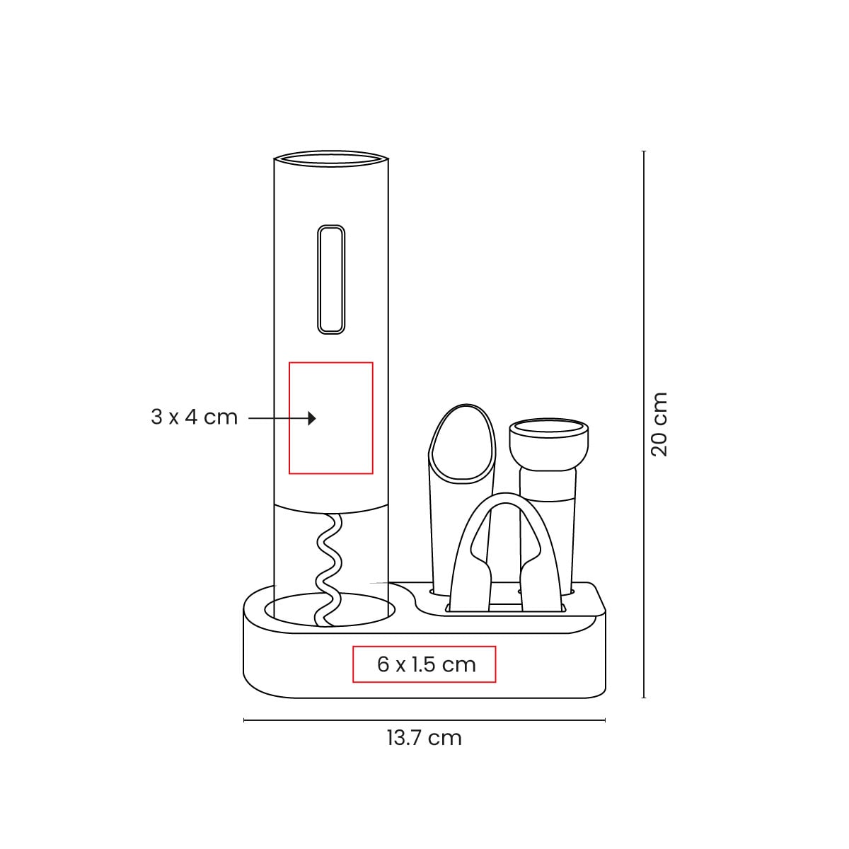 SET PARA VINOS DRUVA - BAR 027 S