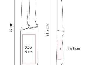 SET DE CUCHILLOS CORVI - KTC 100