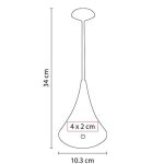 LÁMPARA SWAN - LAM 1070 B