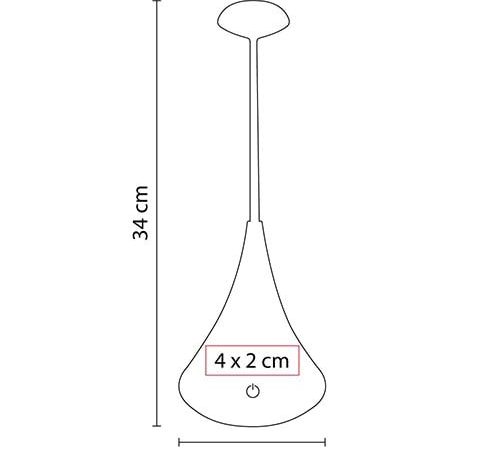 LÁMPARA SWAN - LAM 1070 B