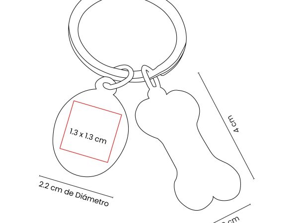 LLAVERO DOGGY - M 7981 S