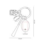 LLAVERO BUNT BASEBALL - M 7988 S