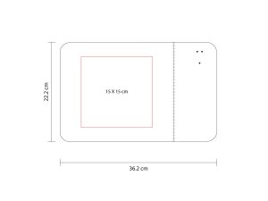 MOUSE PAD CARGADOR EXPERT - MOP 019 G