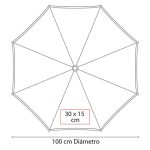 PARAGUAS SILVER TROPIC - PAR 05 - Imagen 2