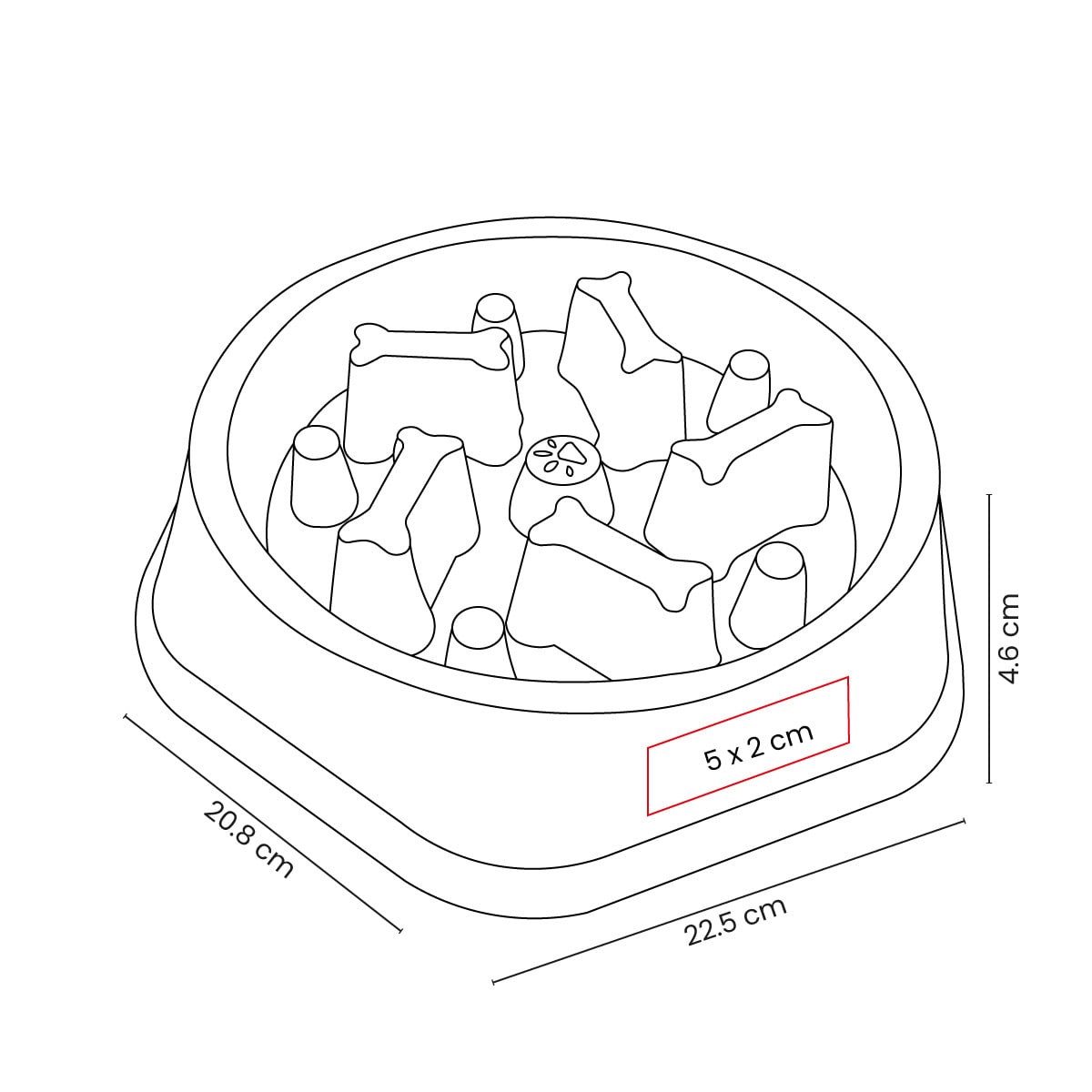 PLATO OSSIS - PET 010 - Imagen 2