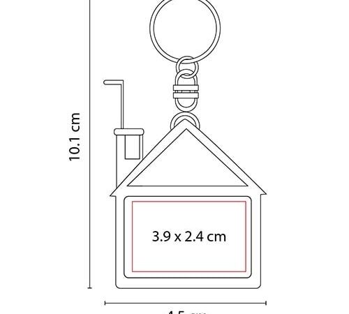 LLAVERO FLEXÓMETRO CASITA - PRO 034