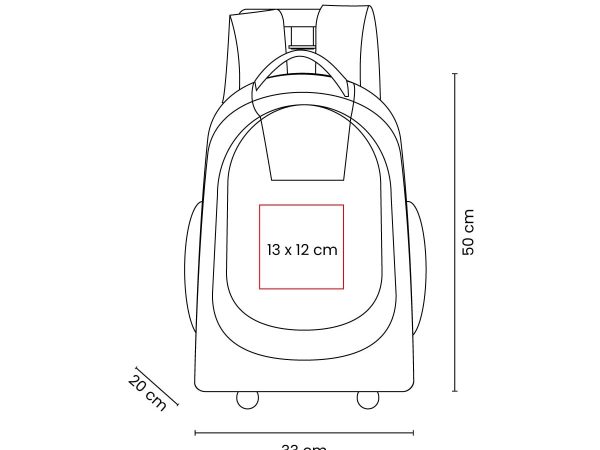 MOCHILA TROLLEY POLUX - SIN 143 N