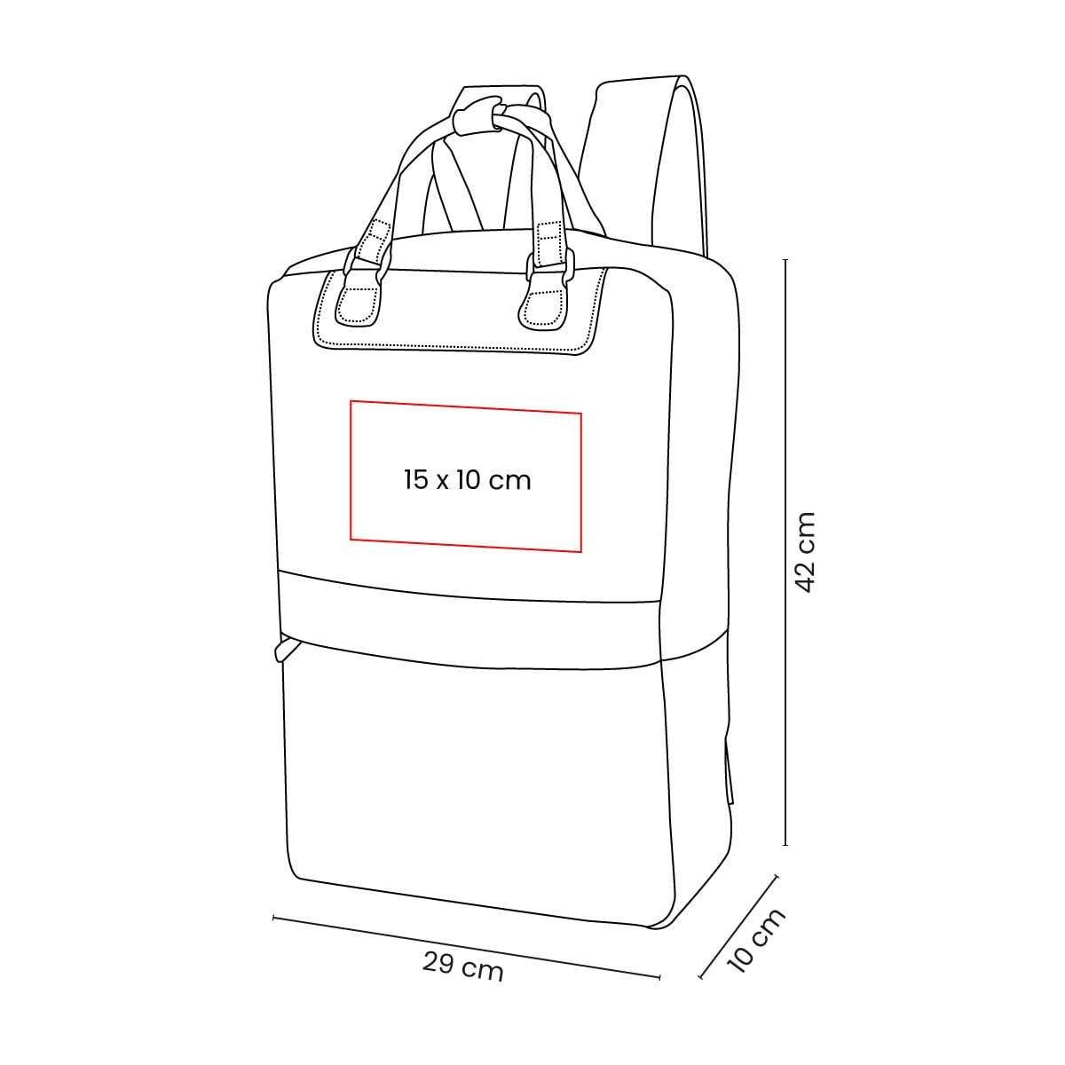 MOCHILA DUBLU - SIN 293 - Imagen 2