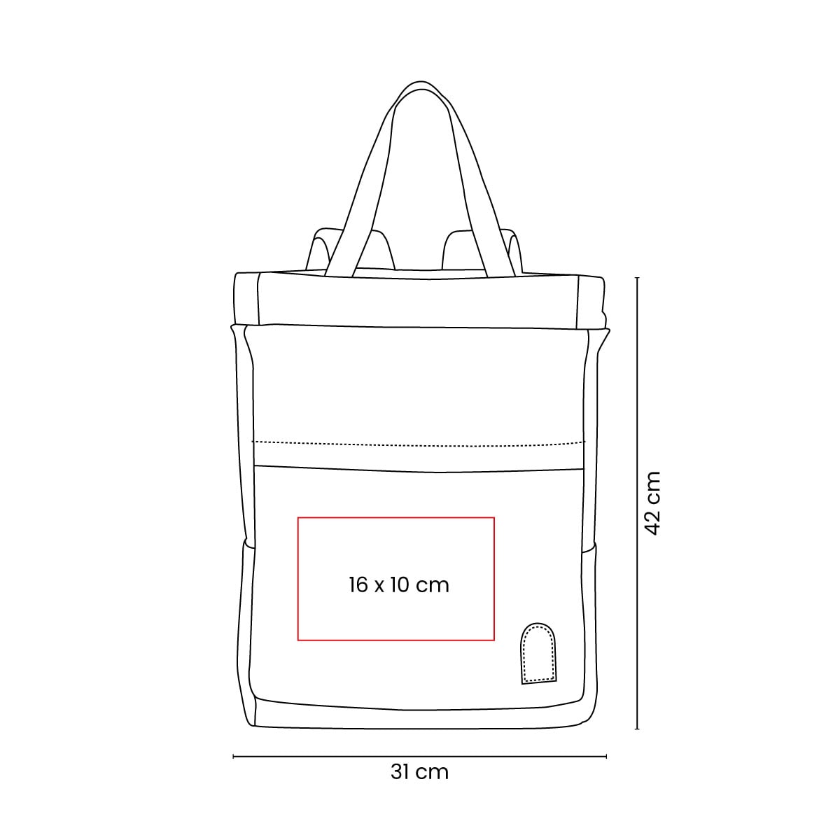 MOCHILA FRISKA - SIN 547 N