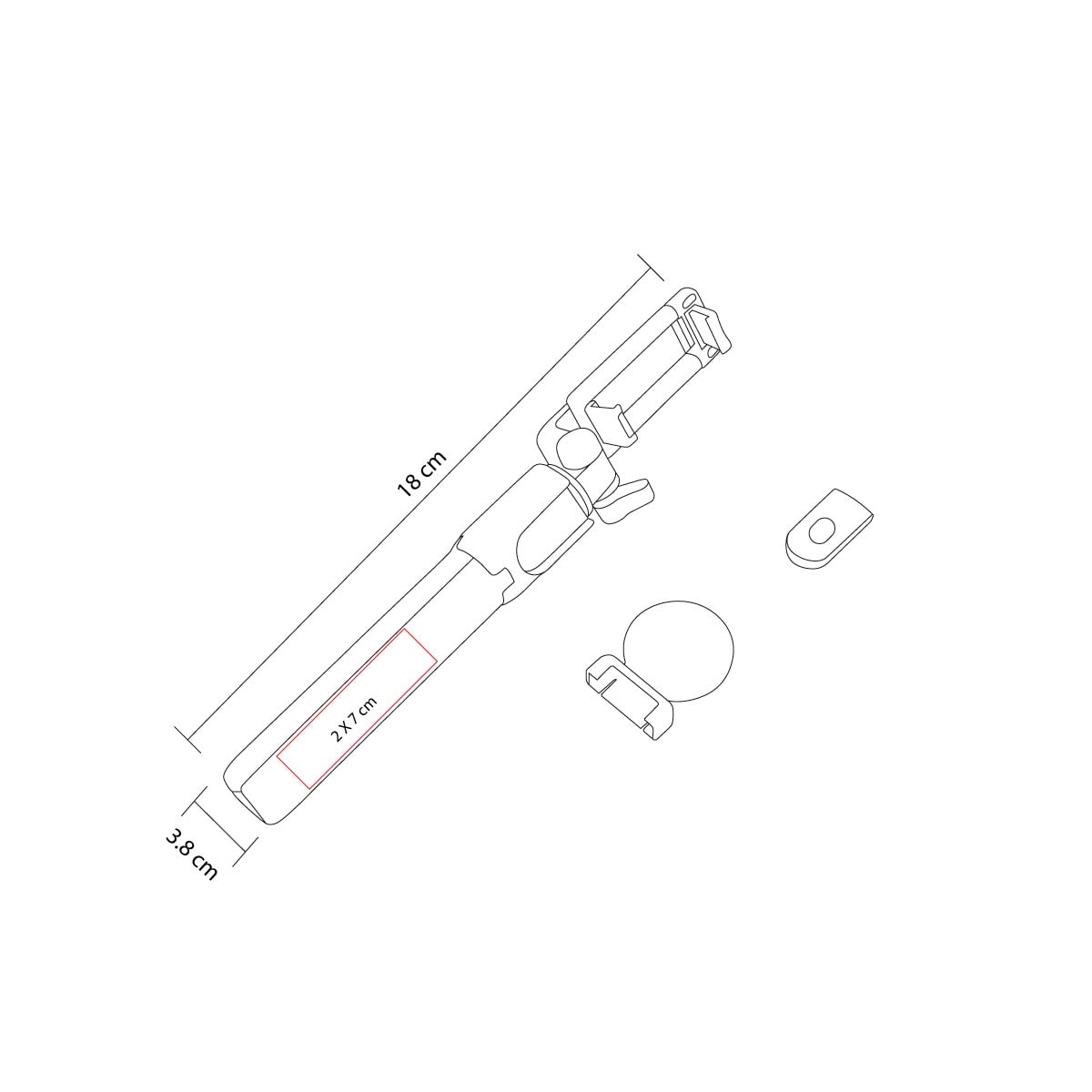 SELFIE STICK LITE - SLF 005 N