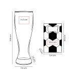 SET DE VASO Y DESTAPADOR SOCCER - SOC 430 BN - Imagen 2