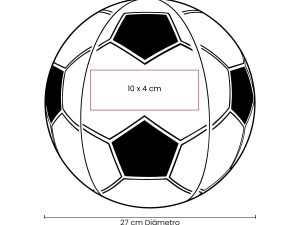 PELOTA INFLABLE SOCCER - SOC 973 BN