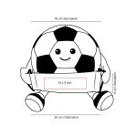 PELUCHE SOCCER - SOC 981 BN - Imagen 2